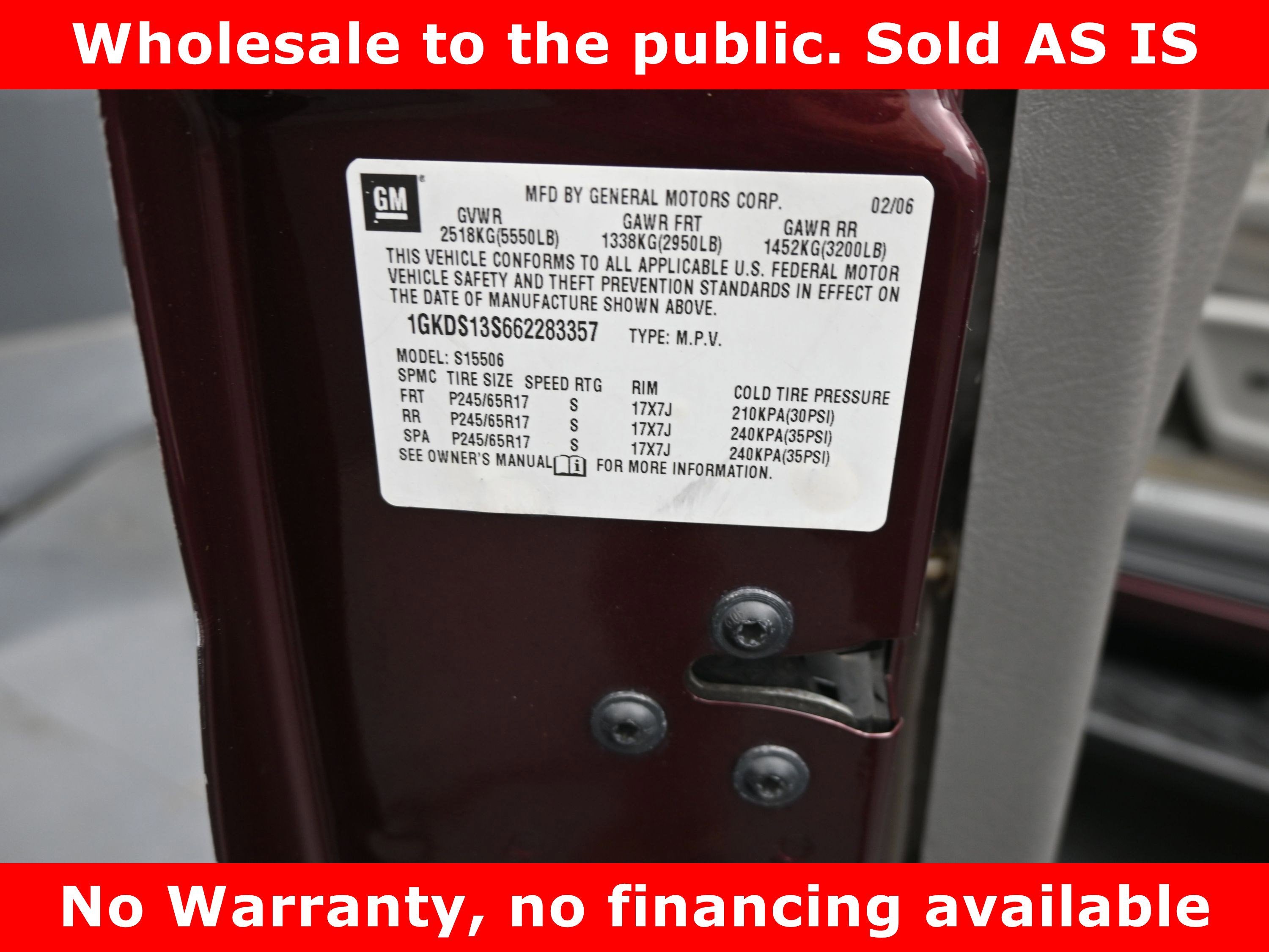 2006 GMC Envoy SLE