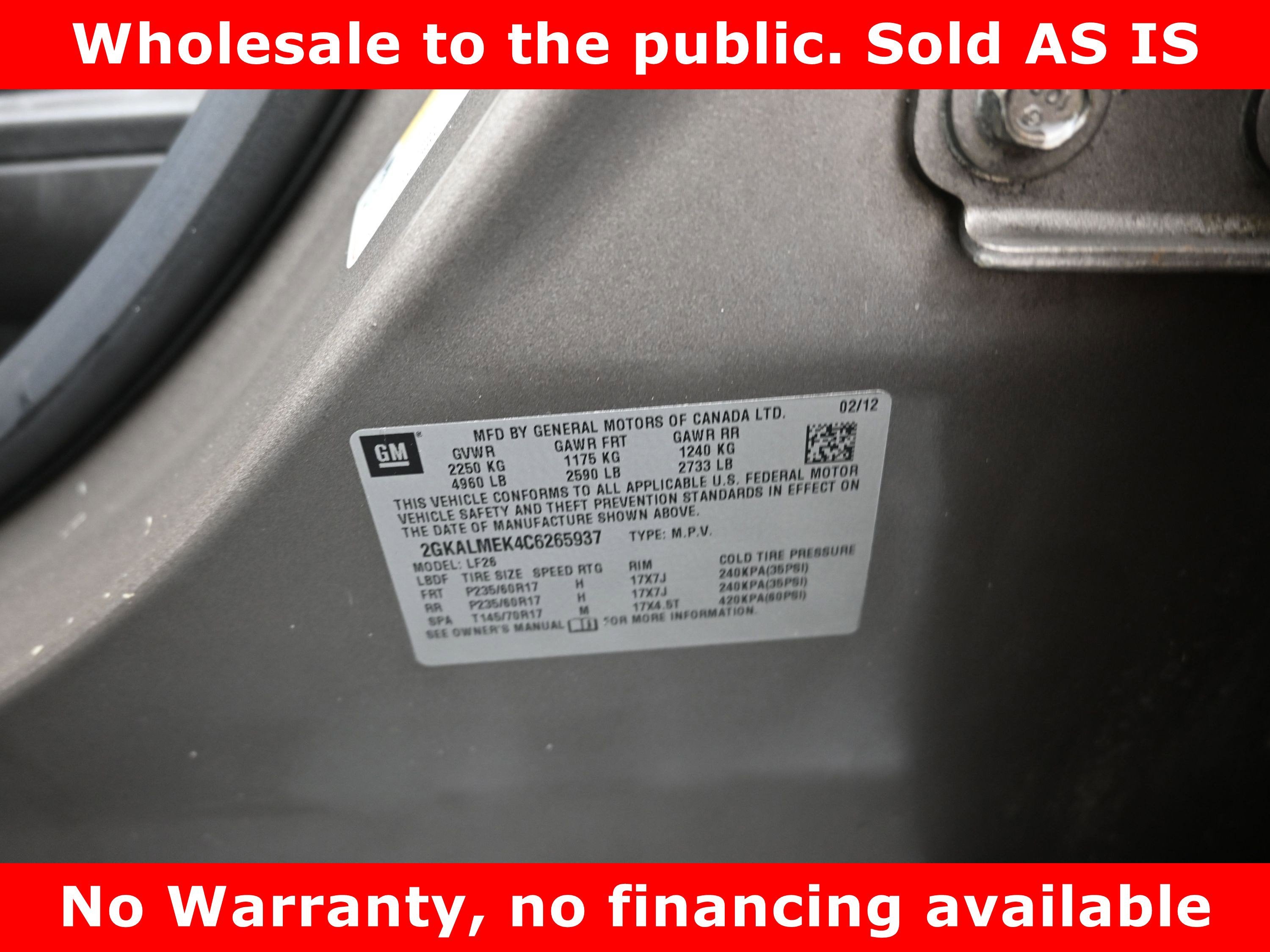 2012 GMC Terrain SLE-1