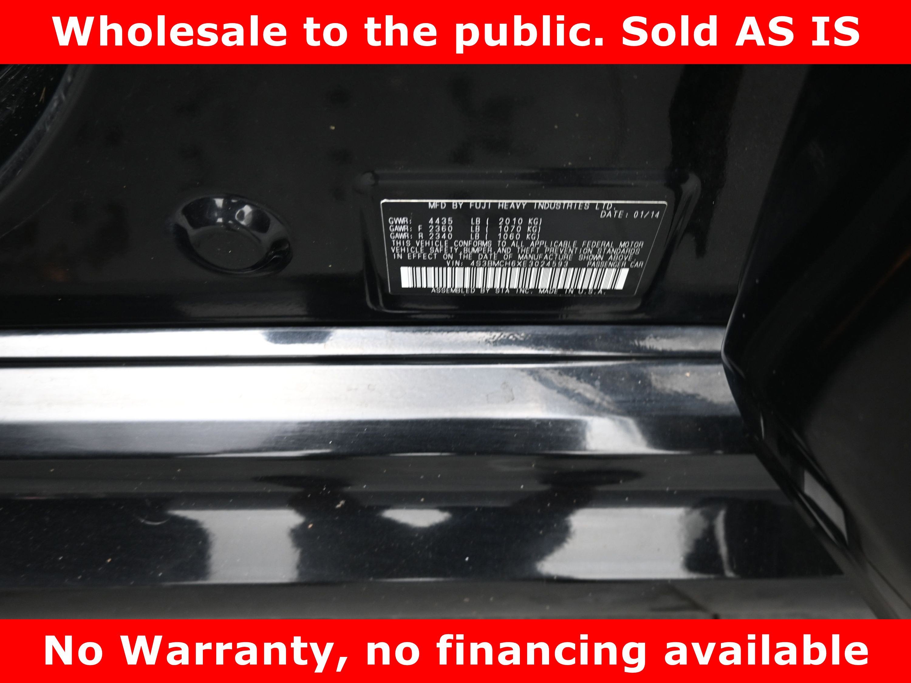 2014 Subaru Legacy 2.5i Sport