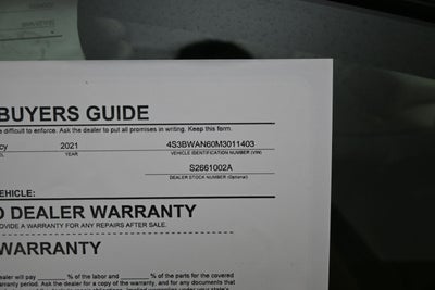 2021 Subaru Legacy Limited
