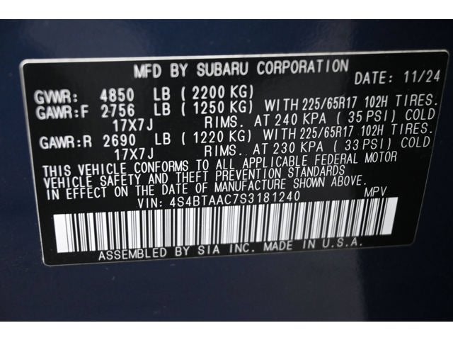 2025 Subaru Outback 2.5i