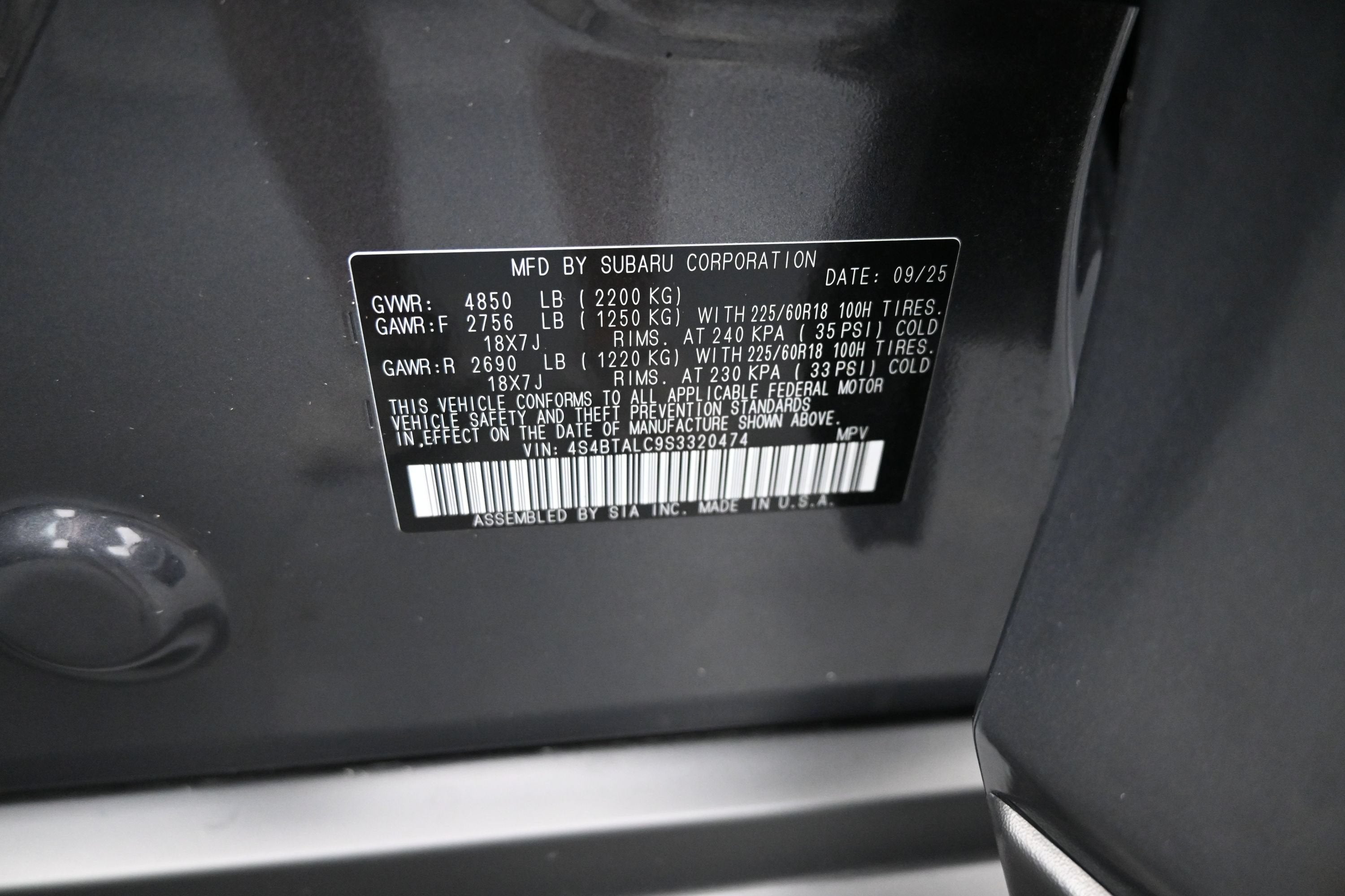 2025 Subaru Outback Onyx Edition