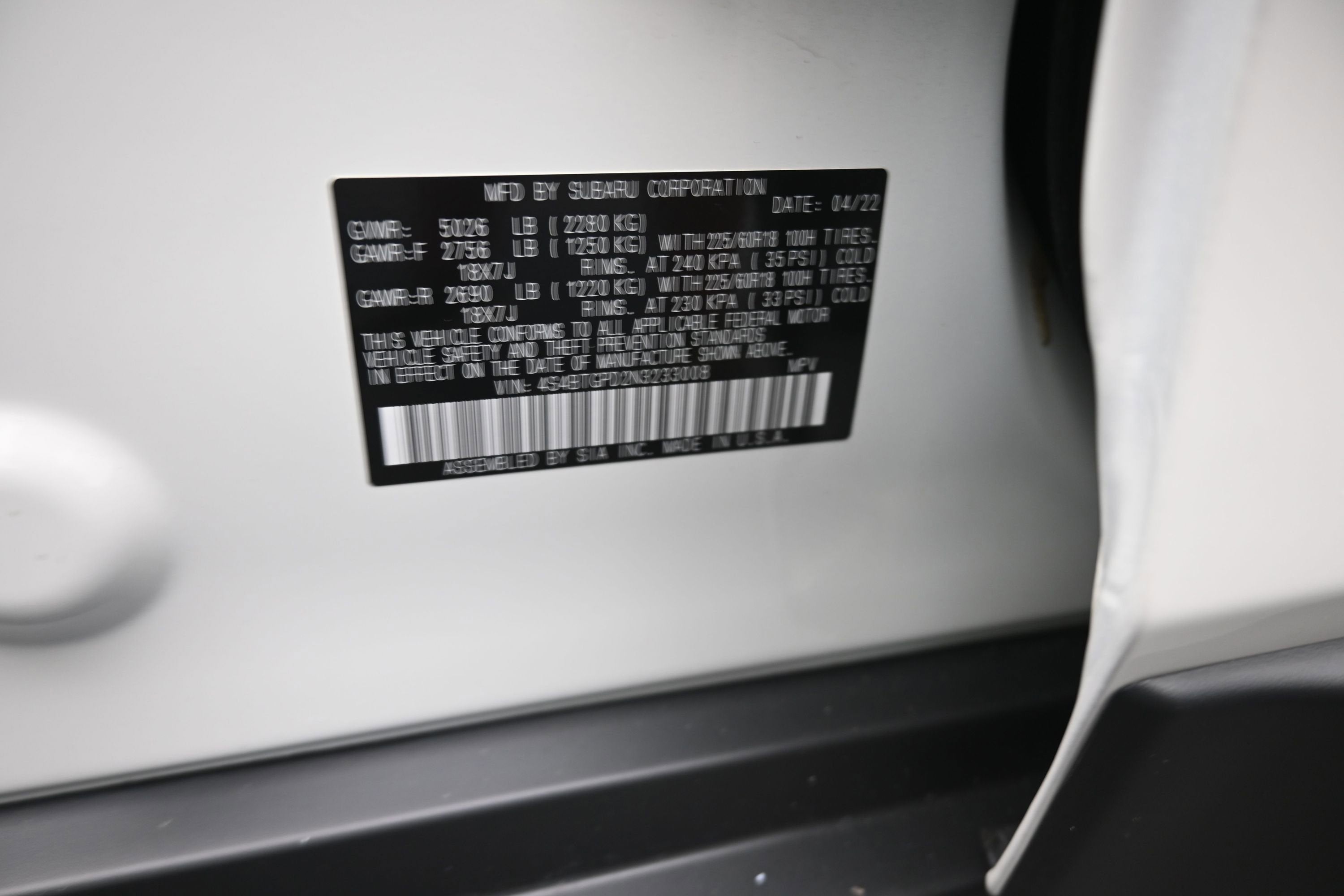 2022 Subaru Outback Touring XT