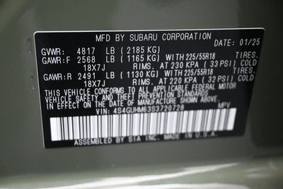 2025 Subaru Crosstrek Limited