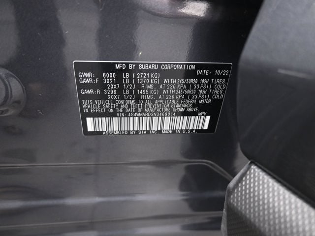 2022 Subaru Ascent Touring