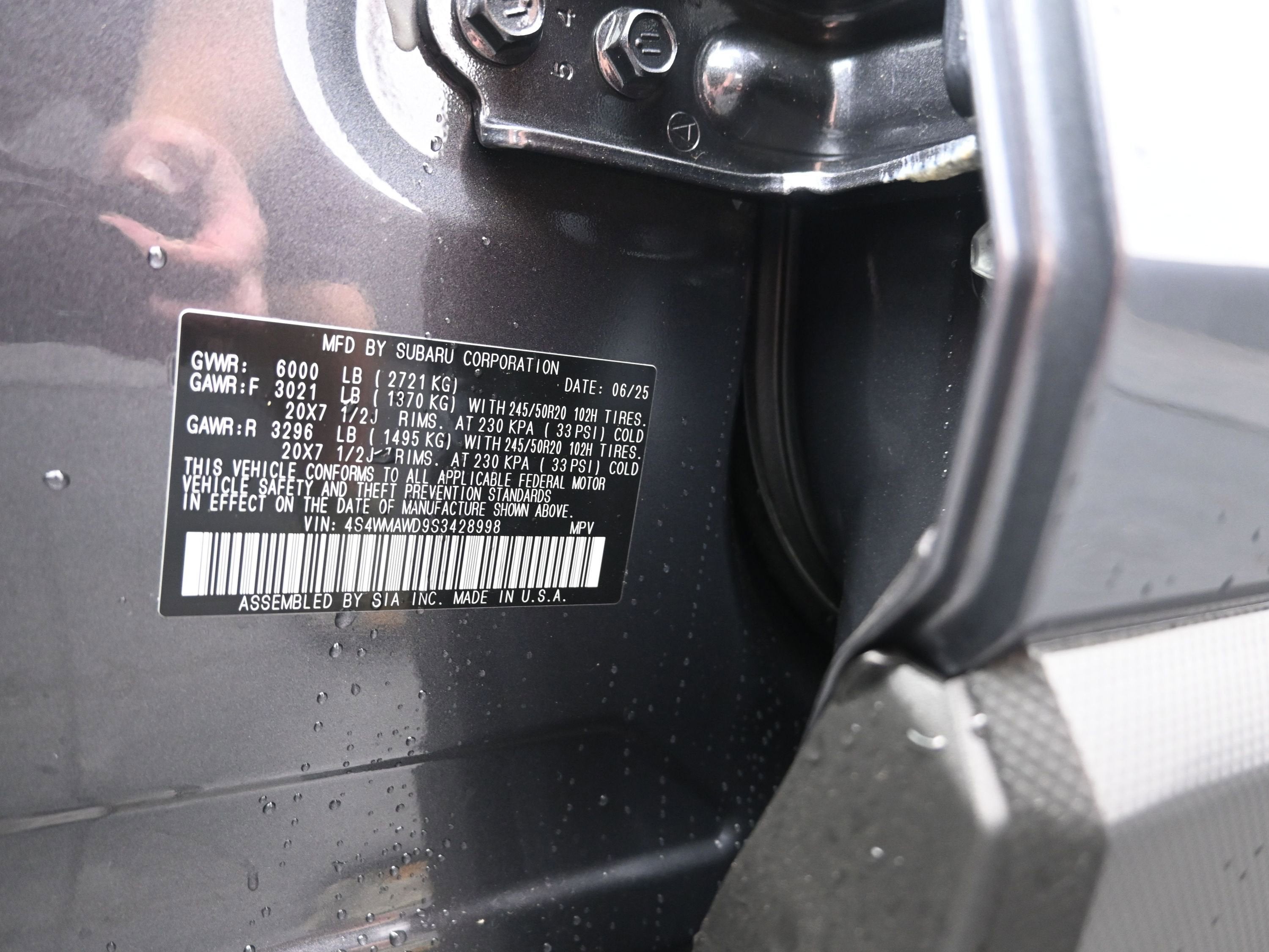 2025 Subaru Ascent Onyx Edition Touring