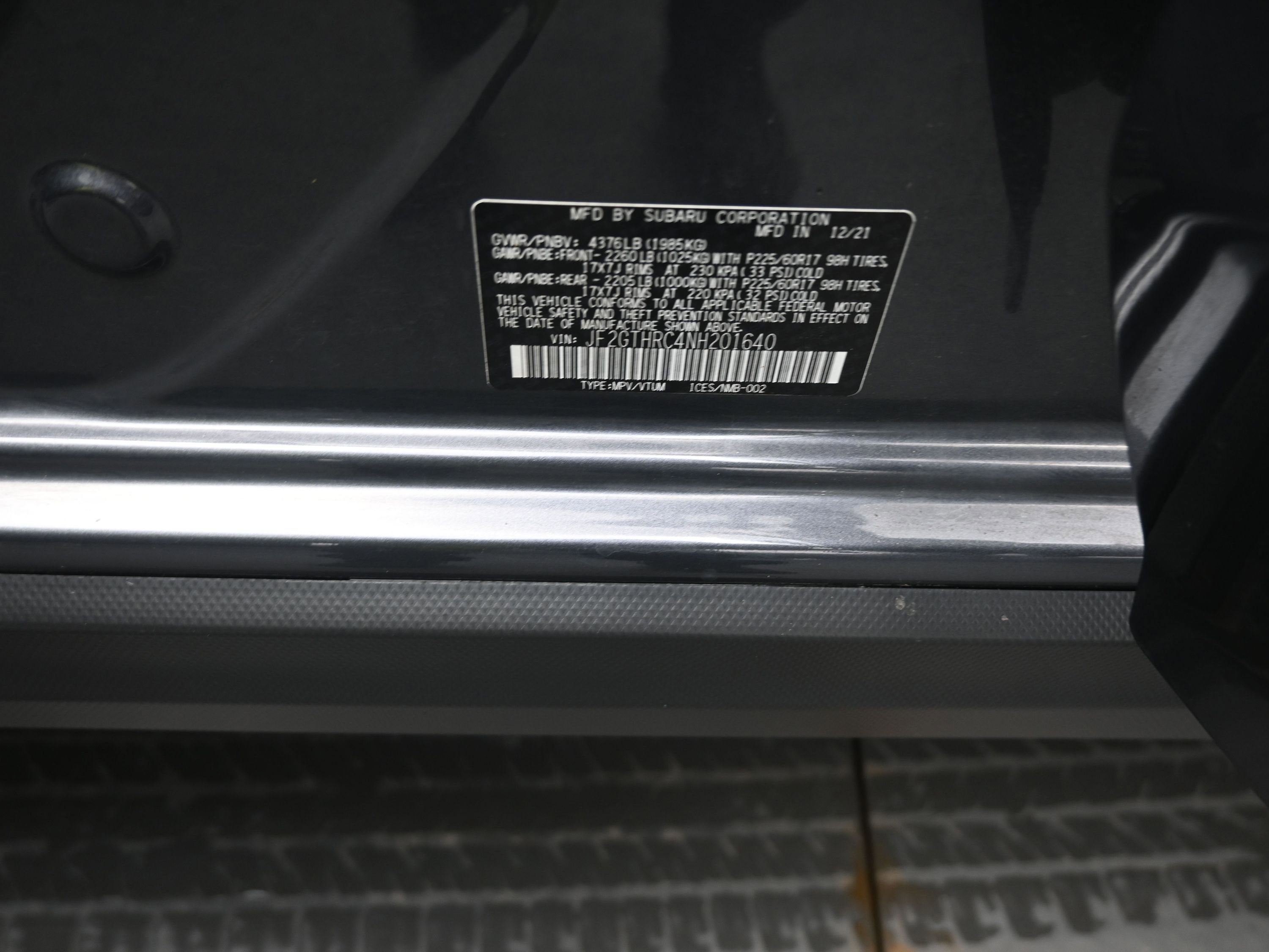 2022 Subaru Crosstrek Sport