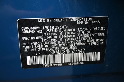 2022 Subaru Forester Wilderness
