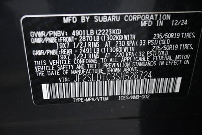 2025 Subaru Forester Touring