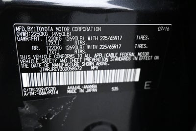 2016 Toyota RAV4 Hybrid XLE