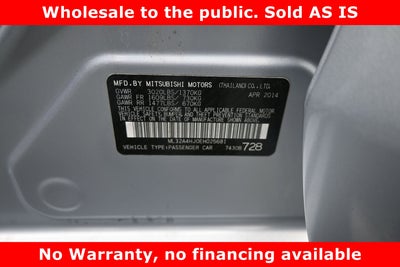 2014 Mitsubishi Mirage ES