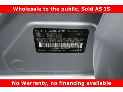 2014 Mitsubishi Mirage ES