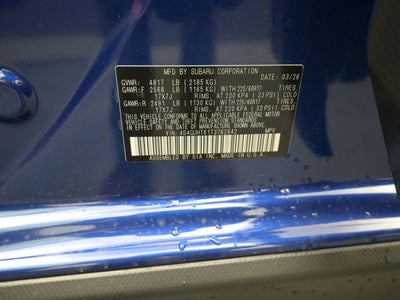 2026 Subaru CROSSTREK Wilderness