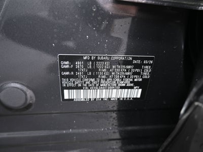 2026 Subaru FORESTER Standard Model