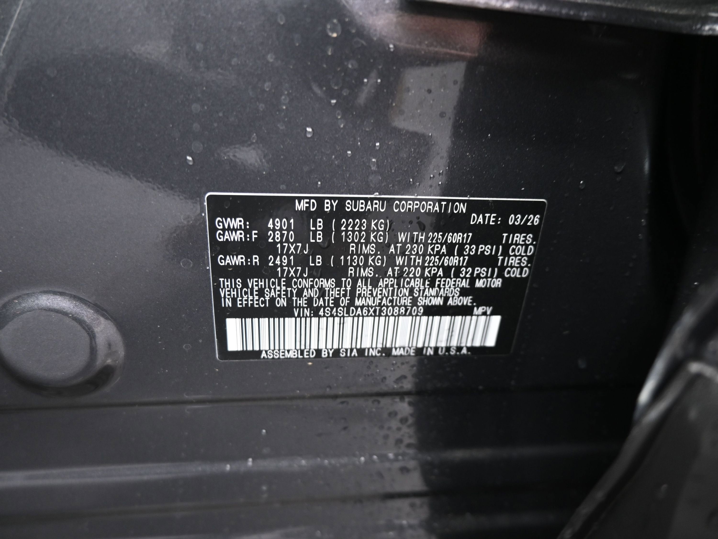 2026 Subaru FORESTER Standard Model