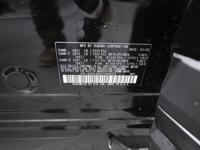 2026 Subaru FORESTER Limited