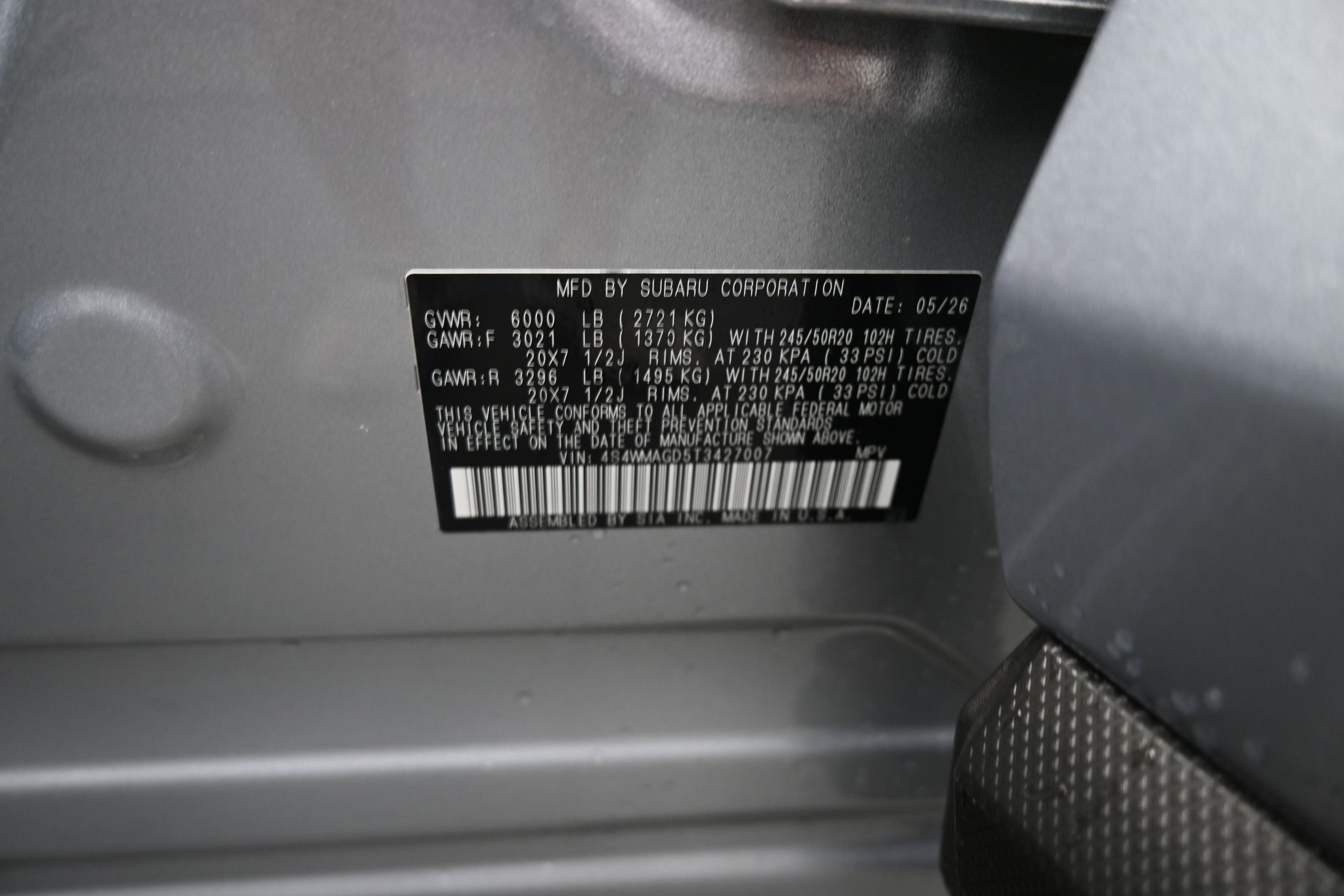 2026 Subaru ASCENT Limited 7-Passenger