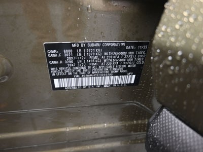 2026 Subaru ASCENT Limited Bronze Edition 7-Passenger