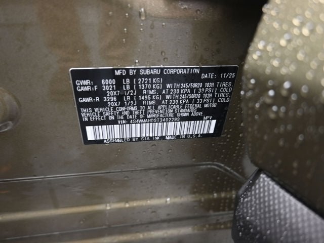 2026 Subaru ASCENT Limited Bronze Edition 7-Passenger