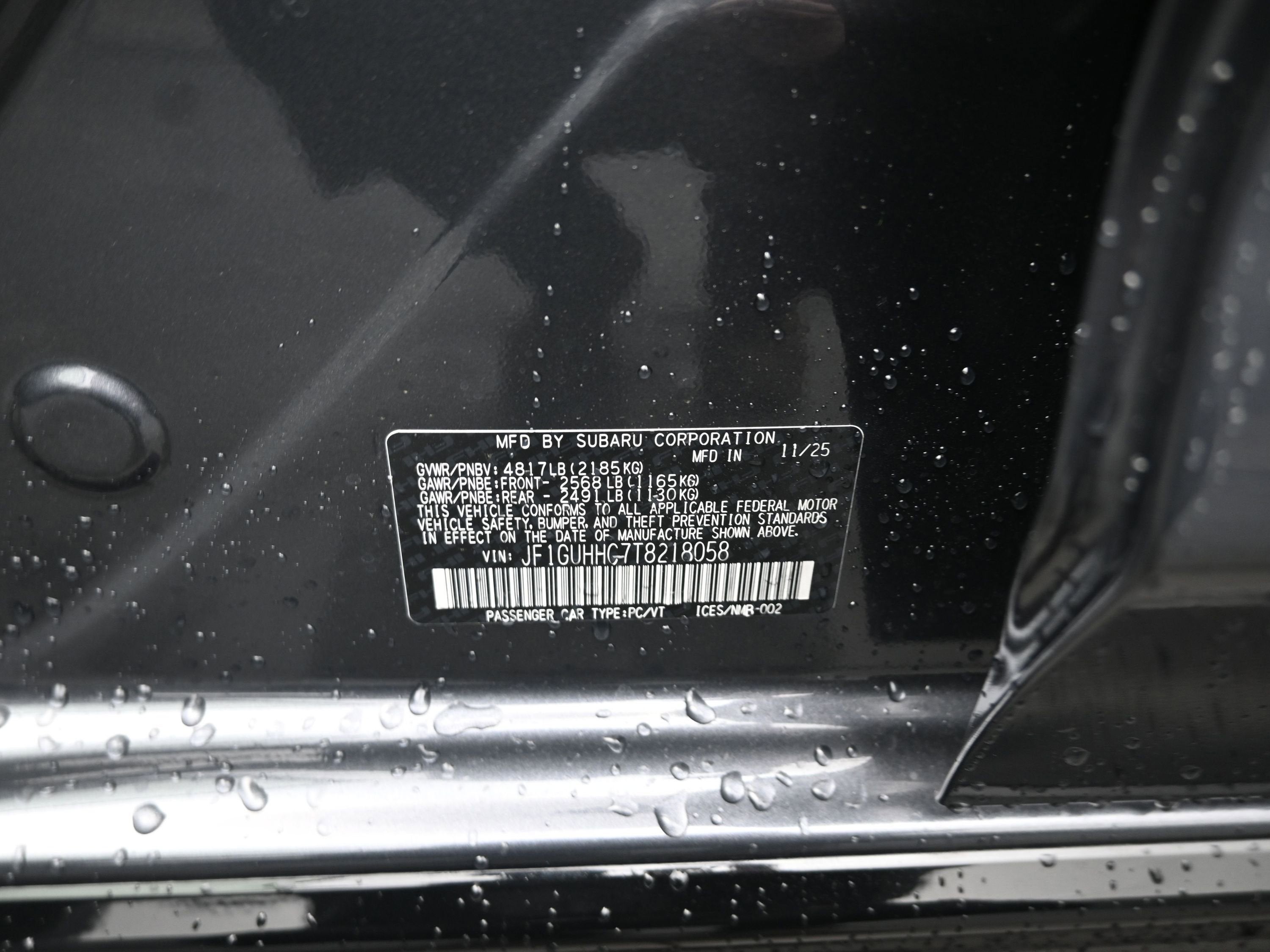 2026 Subaru IMPREZA RS