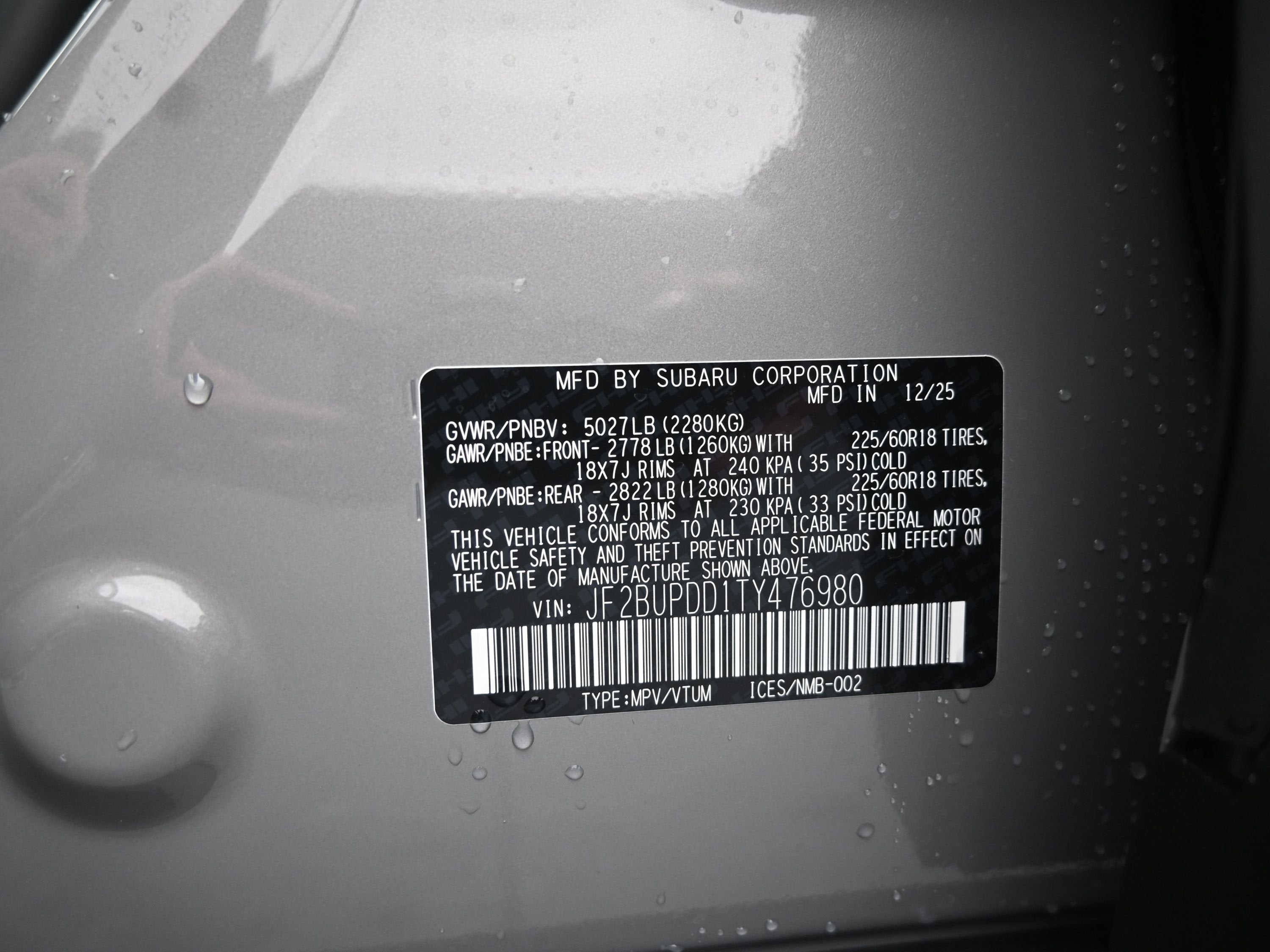 2026 Subaru OUTBACK Limited