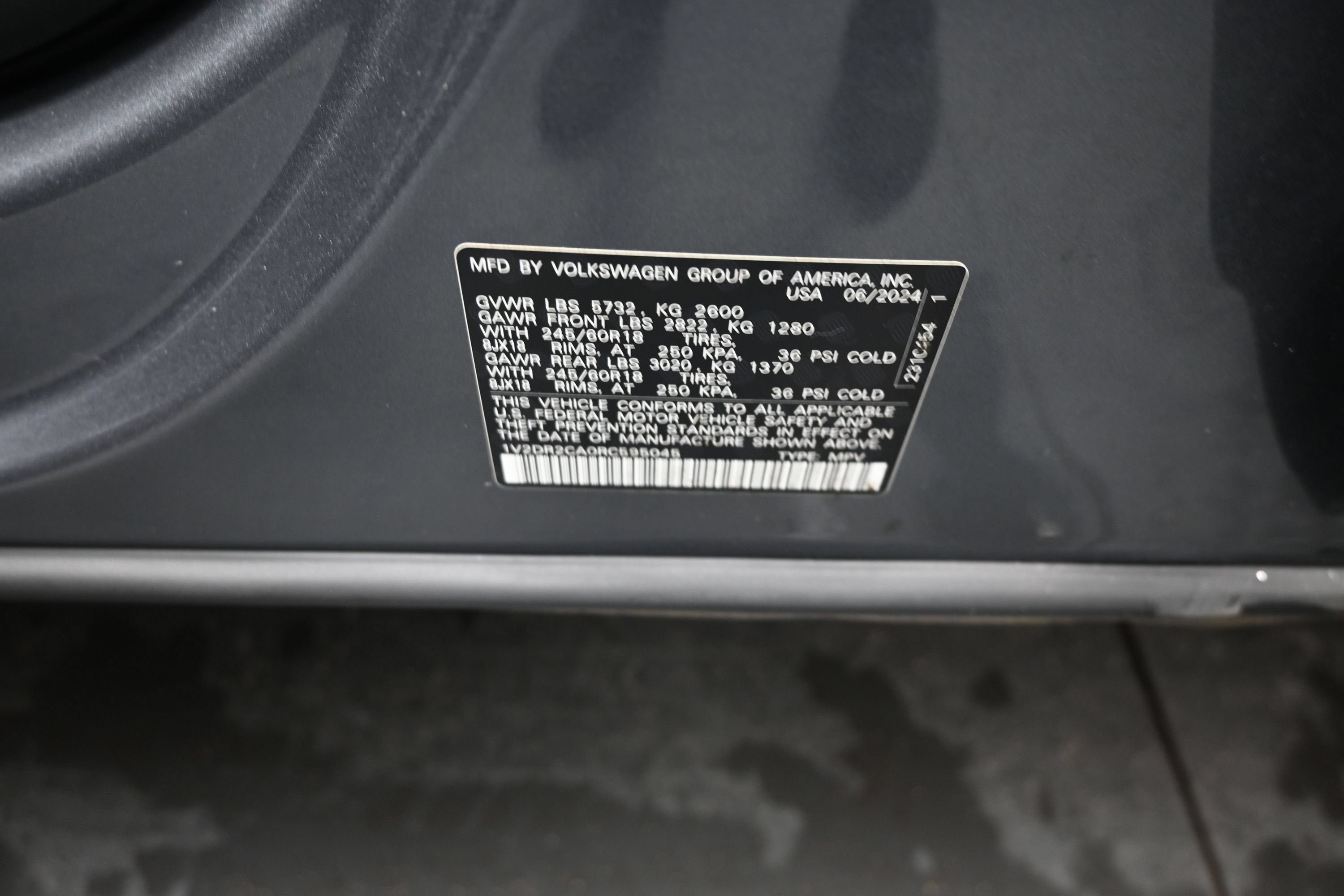 2024 Volkswagen Atlas 2.0T SE