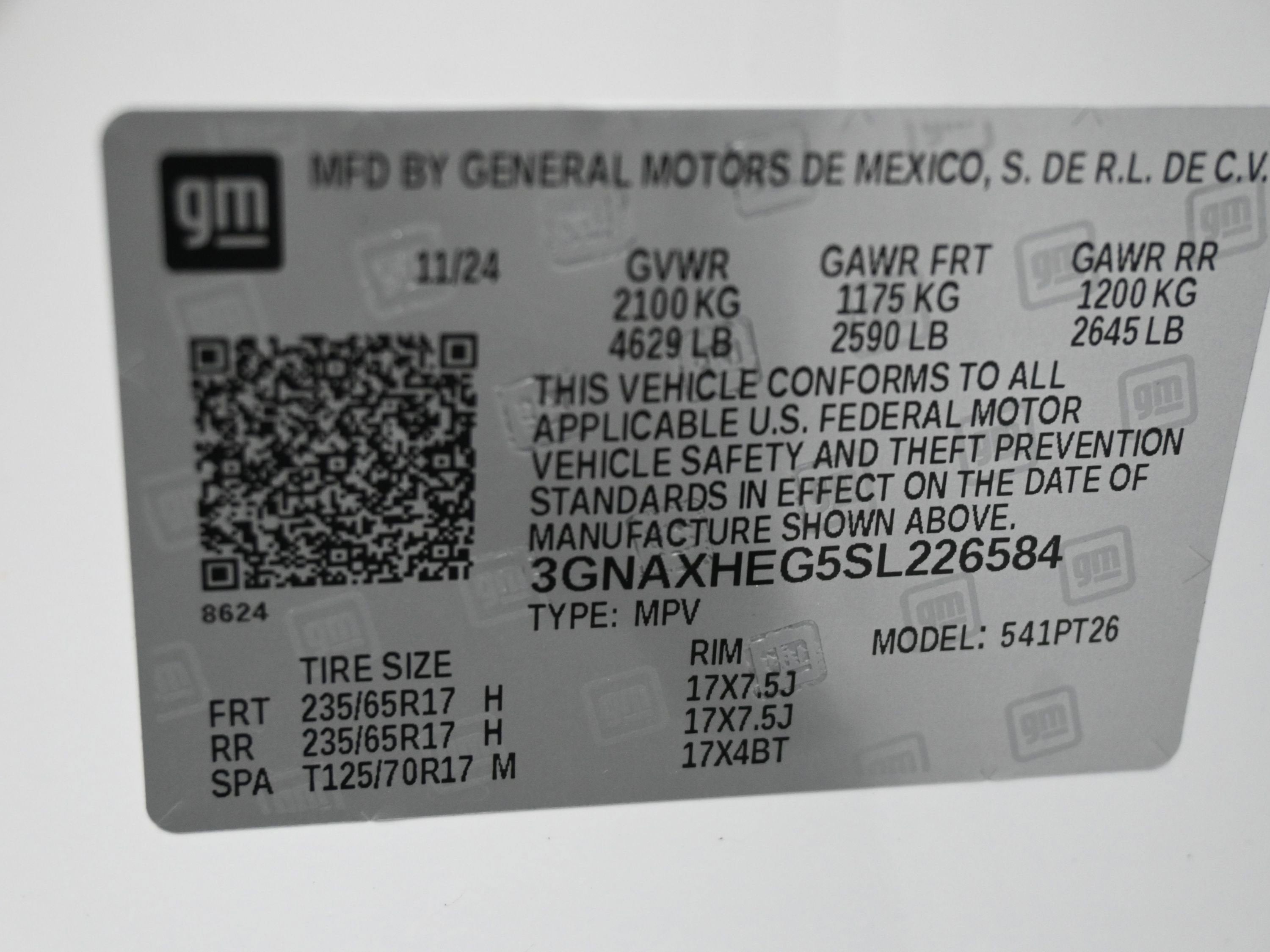 2025 Chevrolet Equinox FWD LT