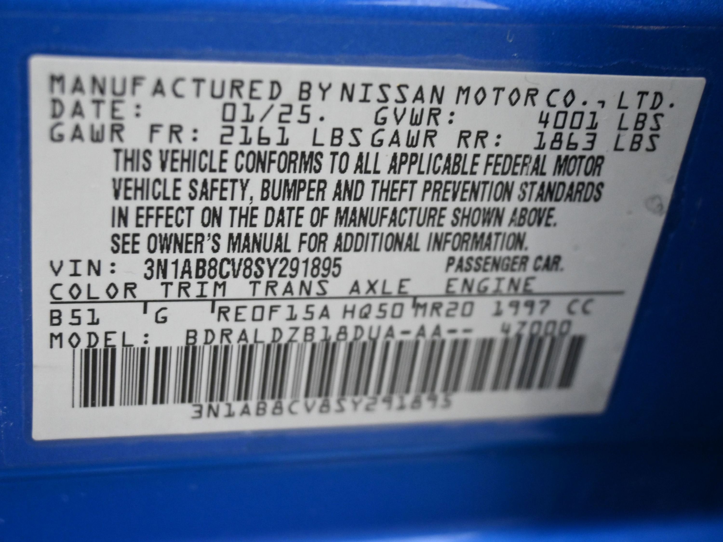 2025 Nissan Sentra SV