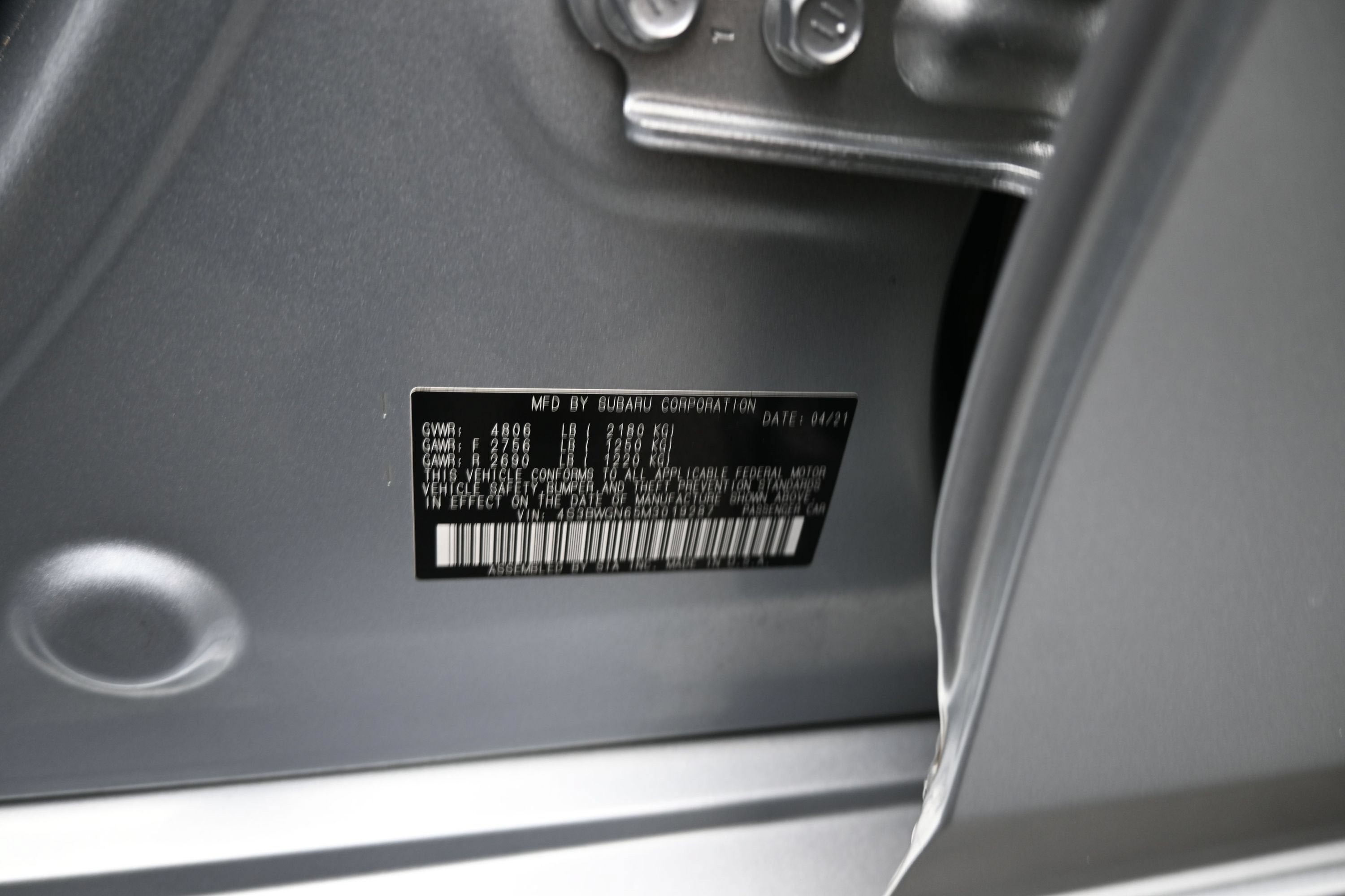2021 Subaru Legacy Limited XT