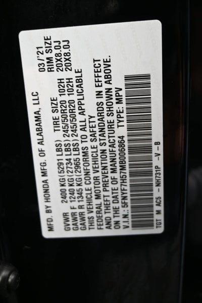 2021 Honda Passport EX-L