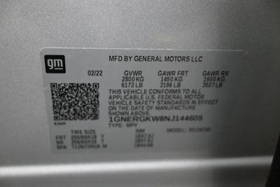 2022 Chevrolet Traverse LT Cloth