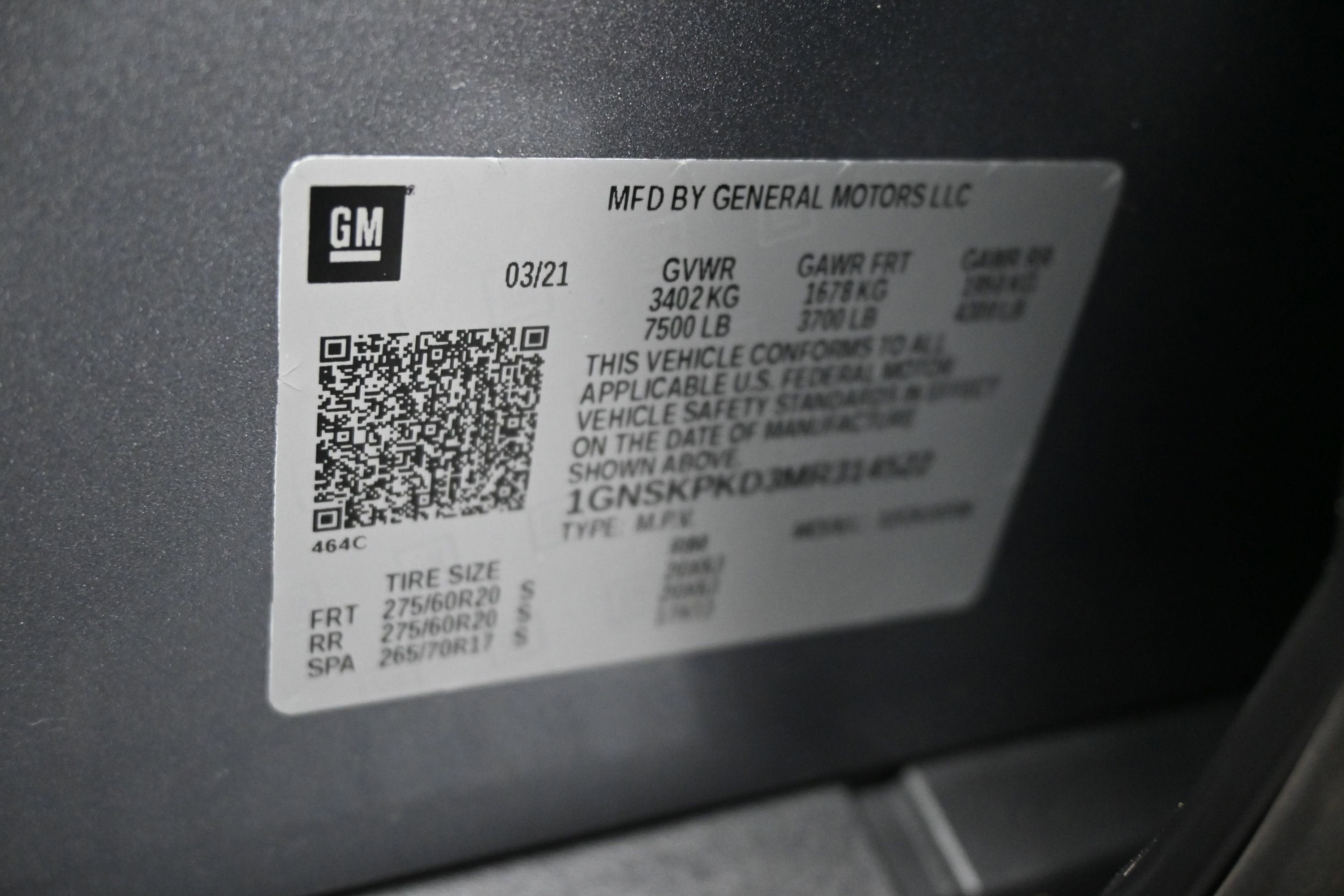 2021 Chevrolet Tahoe Z71