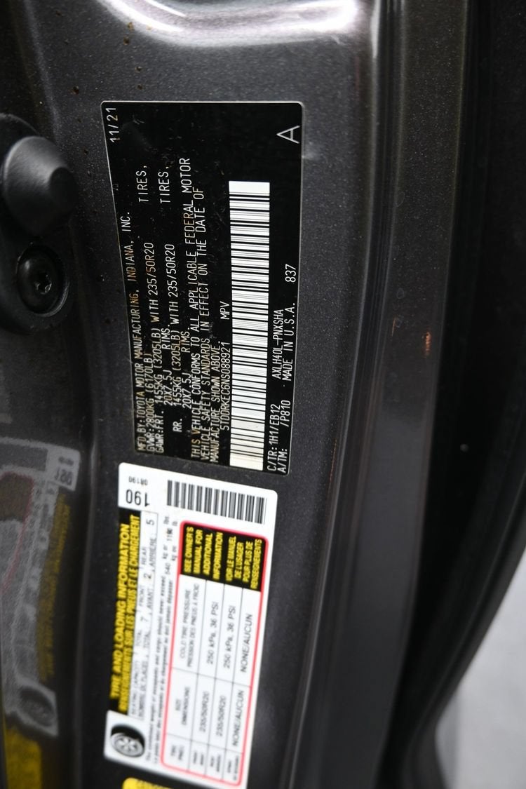 2022 Toyota Sienna XSE
