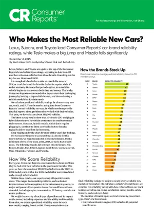 Who Makes the Most Reliable Cars | Jim Keras Subaru in Memphis TN
