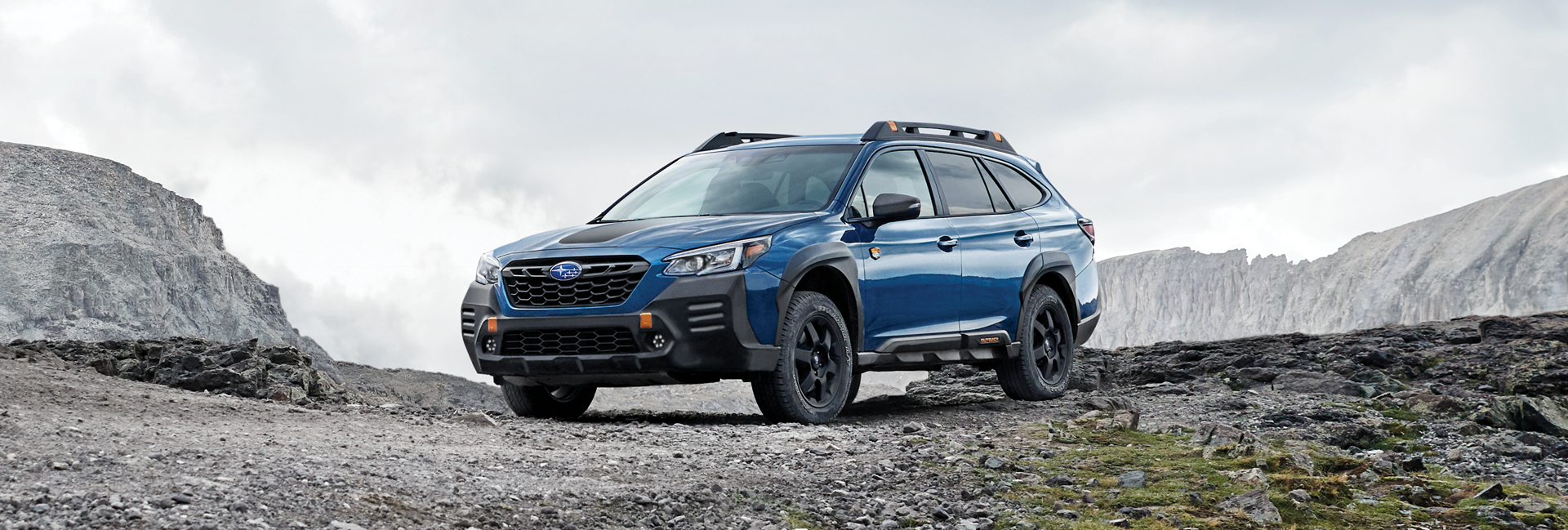 A 2023 Outback Wilderness parked in the mountains. | Jim Keras Subaru in Memphis TN