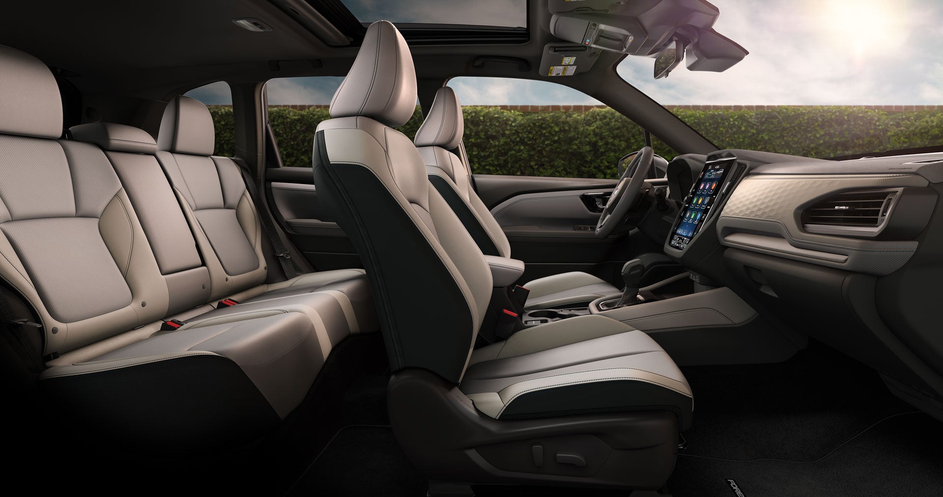 2025 Subaru Forester Limited Shown in Gray Leather