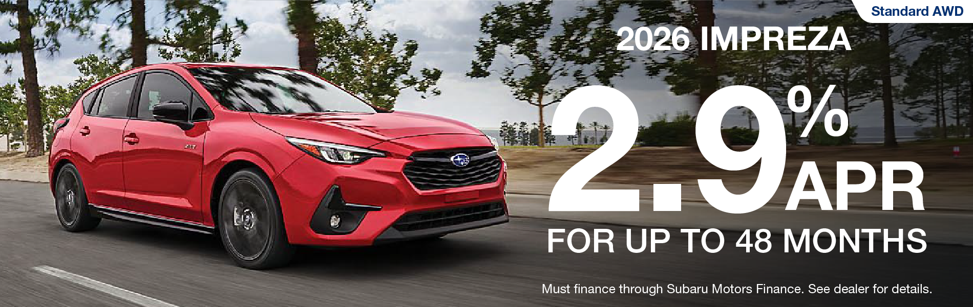 2026 Impreza Specials