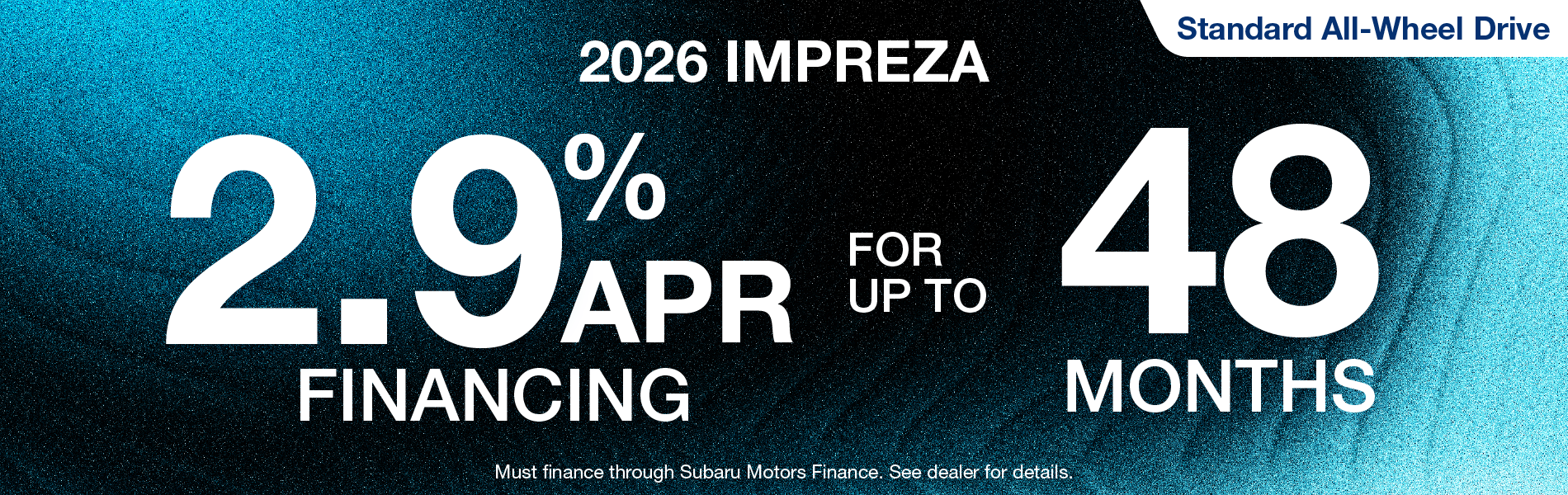 2026 Impreza Specials