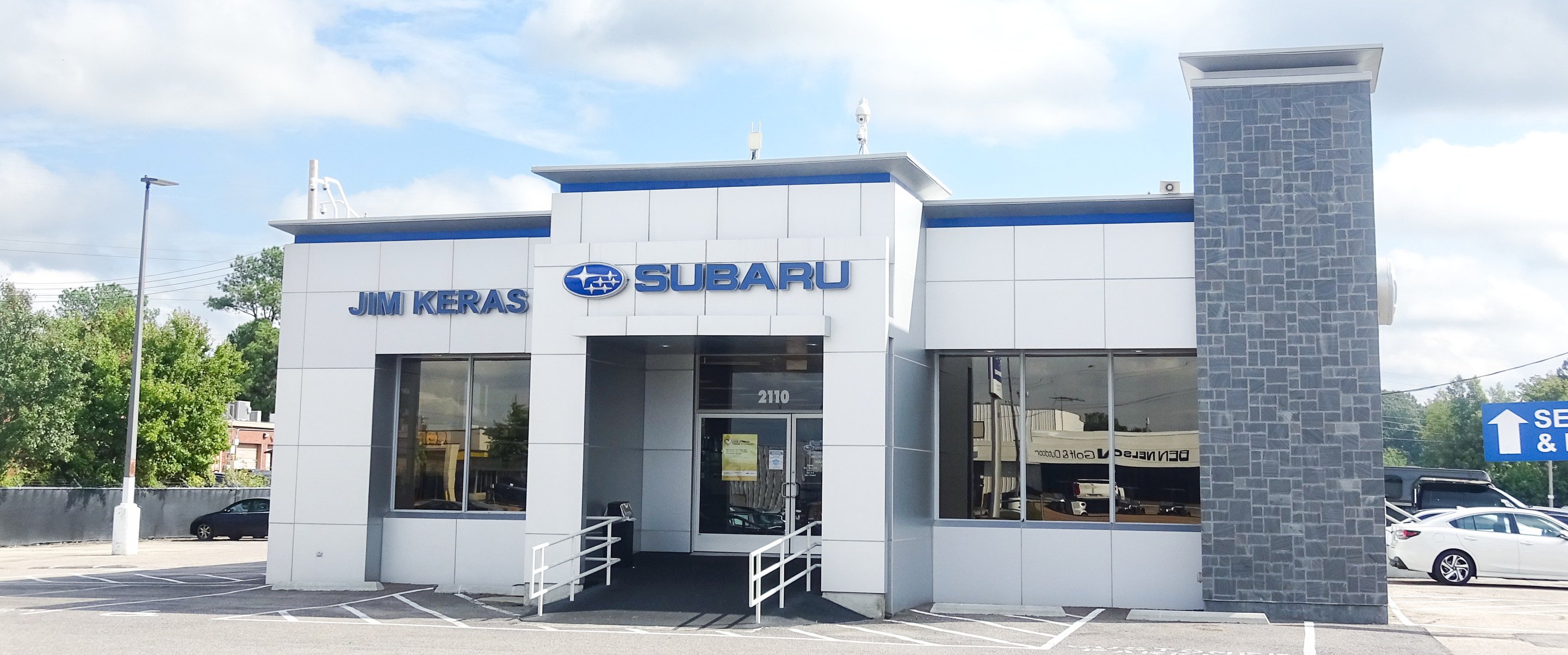 Front view of Jim Keras Subaru Covington Pike