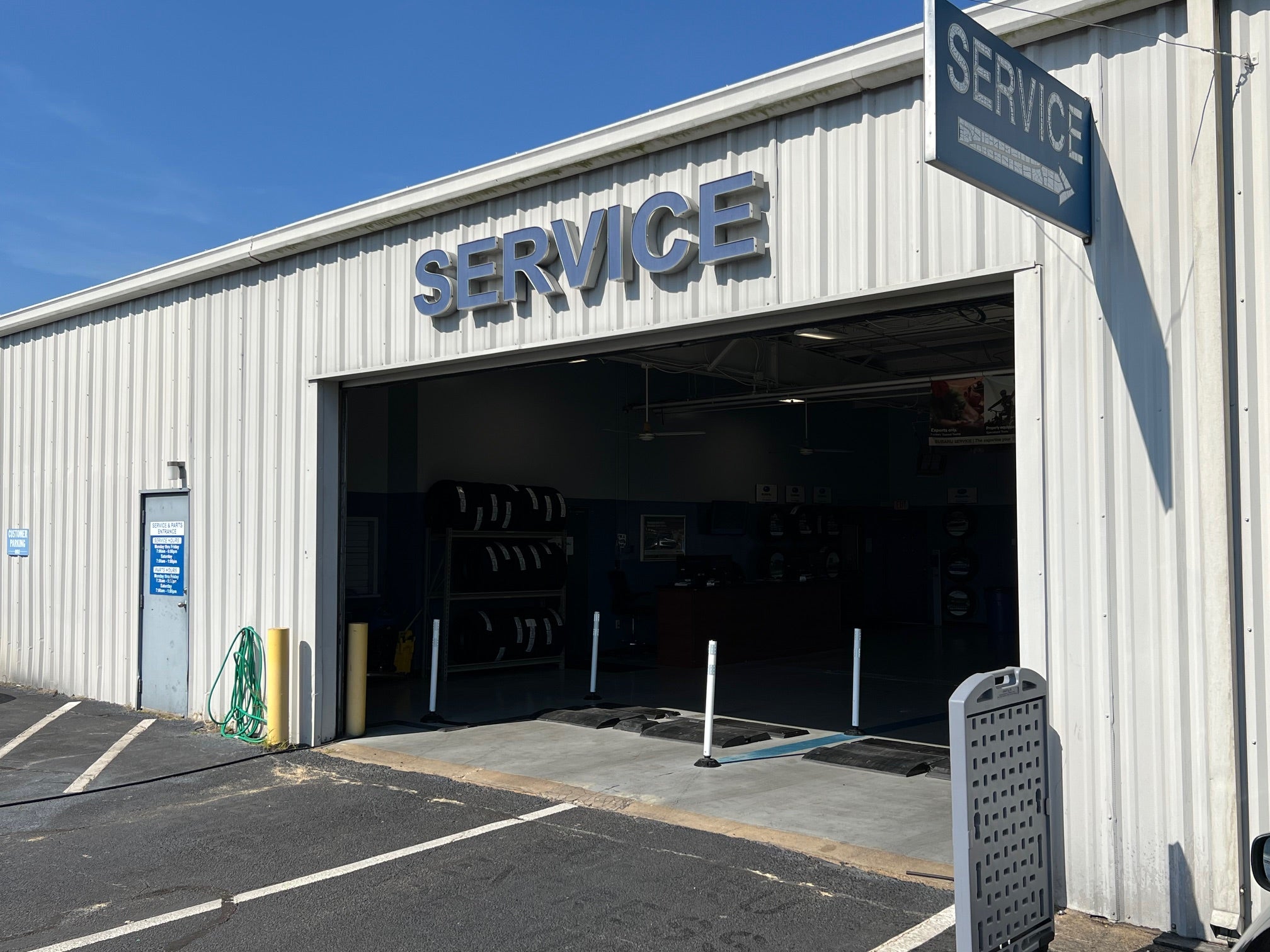 Subaru Service Entrance