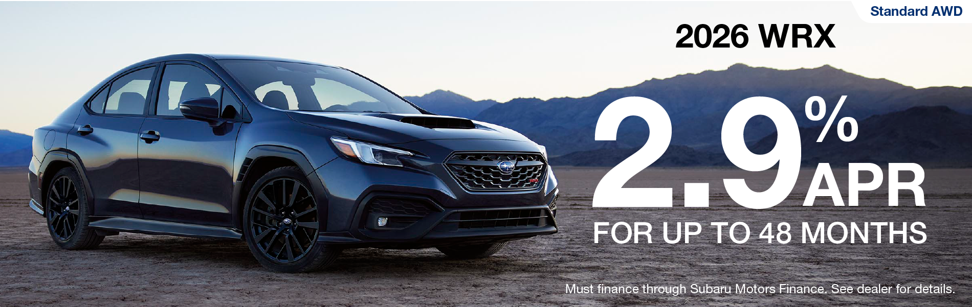 2026 WRX Specials