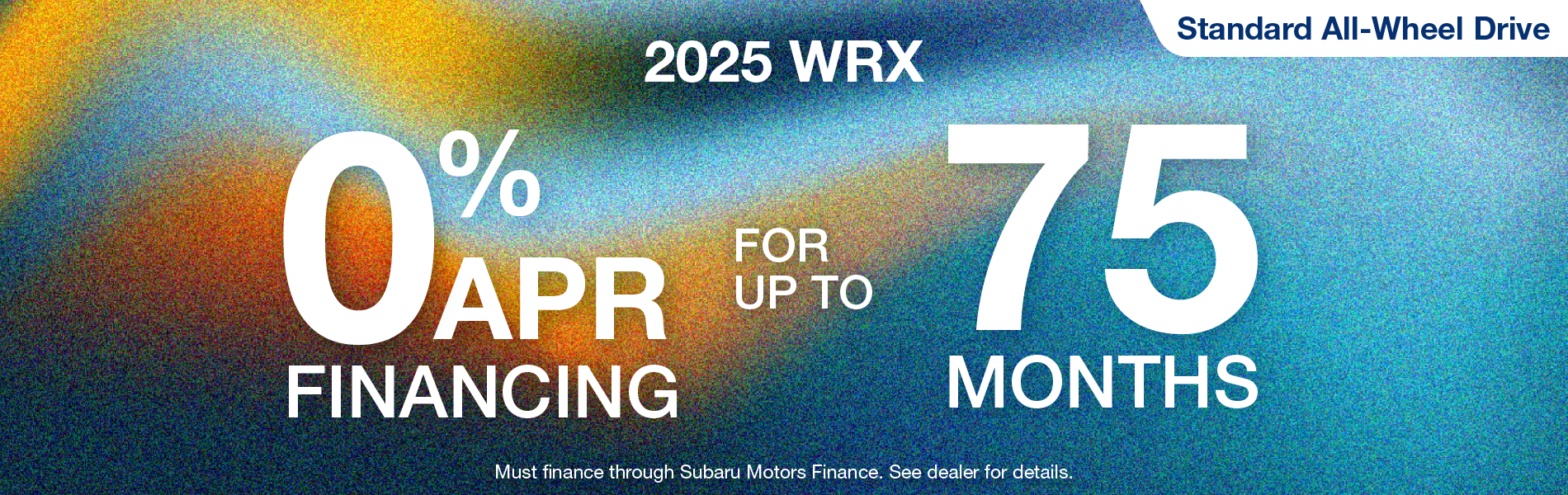 2025 WRX Specials
